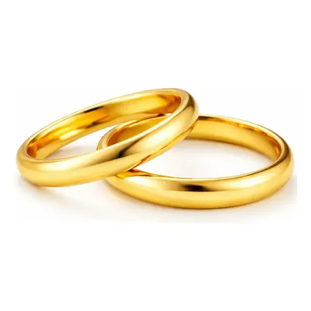 Anel De Casamento Ouro18k 4mm Par Tunsgtênio Noivado Aliança