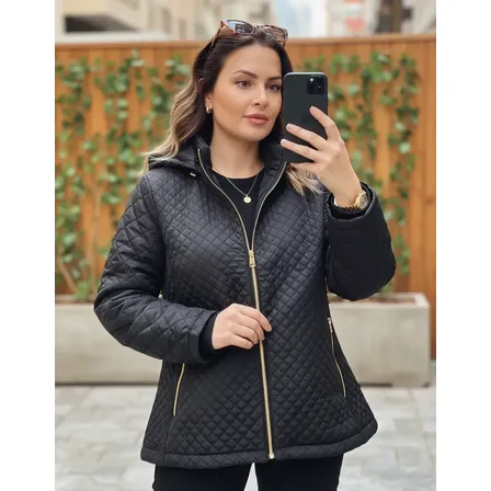 Jaqueta Feminina Matelassê Forro Pelo Plus Size G6 G5 G4 G3
