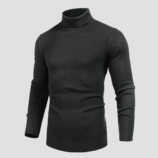 Blusa Cacharrel Masculina Ribana Canelada Manga Longa