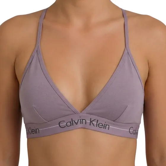 Top Nadador Calvin Klein Sem Bojo Cotton Algodão Feminino