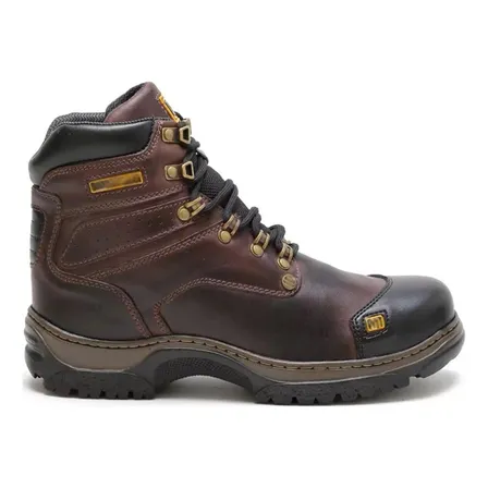 Coturno Bota 810 Adventure 100% Couro Legitimo + Relógio