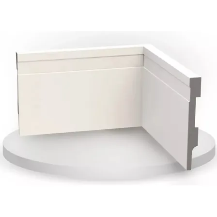 10 Barras Rodapé De Poliestireno 10 Cm Rende 20 M