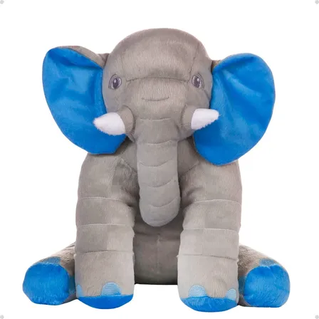 Almofada Elefante Gigante De Pelúcia Super Macio Brincar