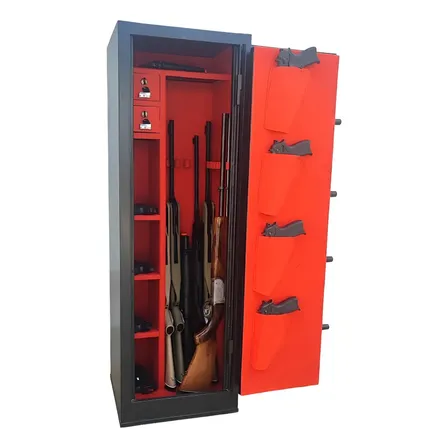 Cofre Para Armamento 140x40x34 Para Armas Longas E Curtas