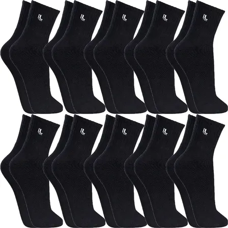Kit 10 Pares Meias Lupo Cano Alto Masculino Adulto Original