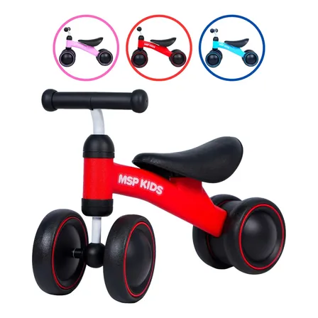 Bicicleta De Equilibrio Infantil 4 Rodas Sem Pedal