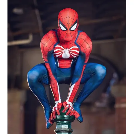 Fantasia Cosplay Homem Aranha Ps4 - Ps5 Game C/ Lentes