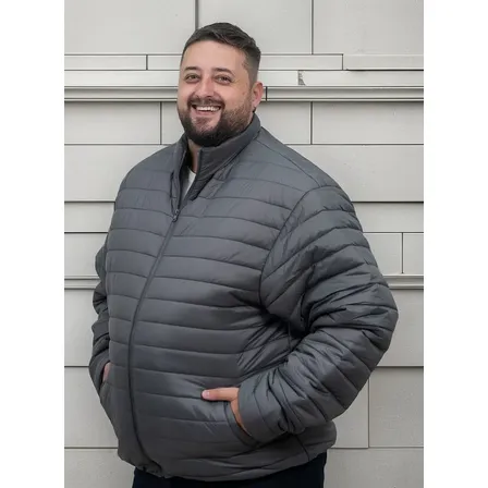 Jaqueta Masculina Plus Size Forro De Pelo Bobojaco Puffer