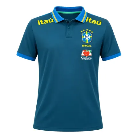 Camisa Brasil Masculina Versão Retrô Comemorativa