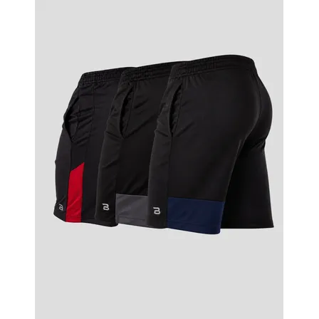 Kit 3 Shorts Treino Academia Dry Fit Esportiva Casual Leve