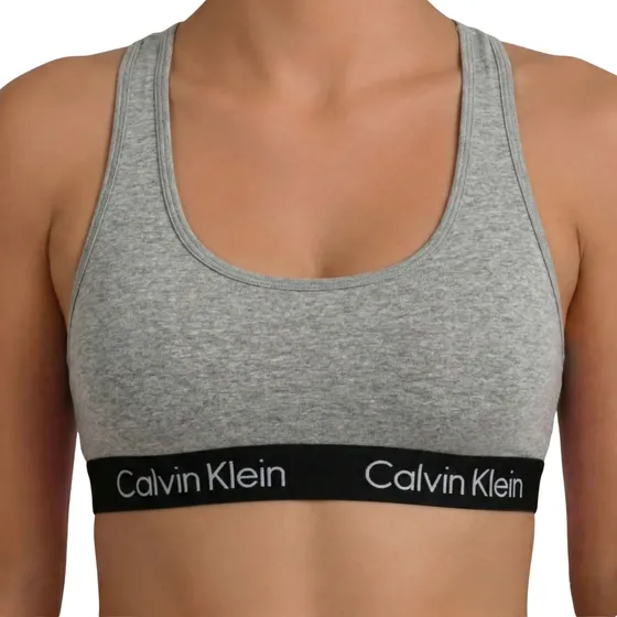Top Calvin Klein Regata Cotton Elástico Bordado Ck Original