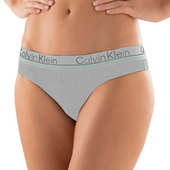 Calcinha Calvin Klein Feminina Tanga Original Algodão Cotton
