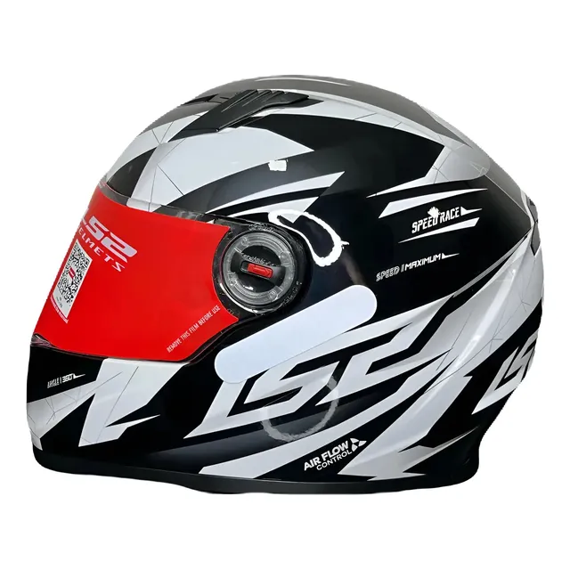 Capacete Ls2 Ff358 Draze Para Moto Cor Preto - Original