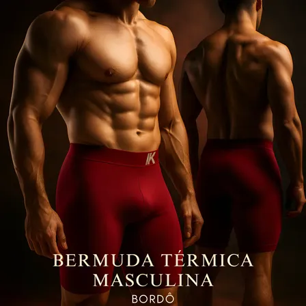 Bermuda Térmica Masculina Sem Costura Anti Assadura