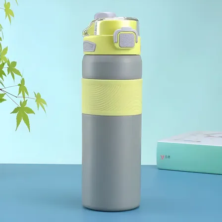 Garrafa Termica 800ml Premium Tampa Protetora Emborrachada