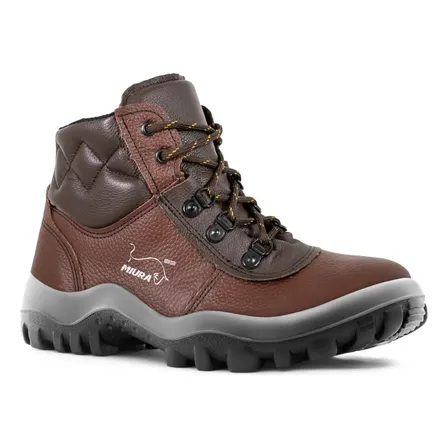 Bota Botina Seguranca Miura Safetline Couro Epi Eletricista