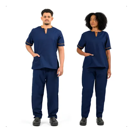 Conjunto Uniforme Unissex Para Limpeza Moderno Não Mancha