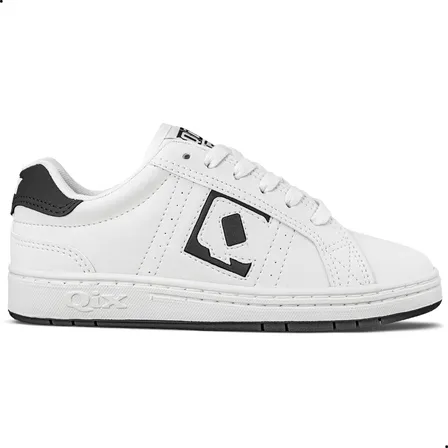 Tênis Qix Combat Retro Unissex | Branco Preto
