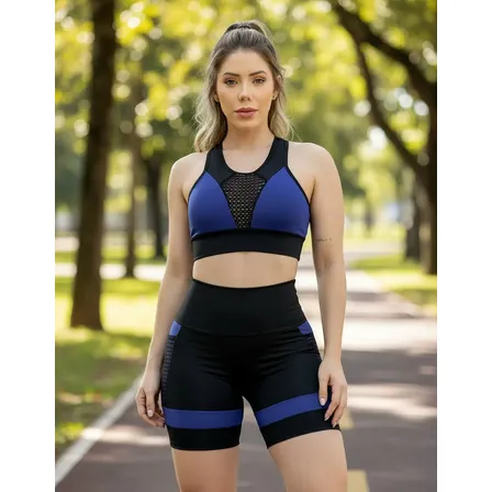 Conjunto Fitness Feminino Roupa De Treino Academia Ginástica