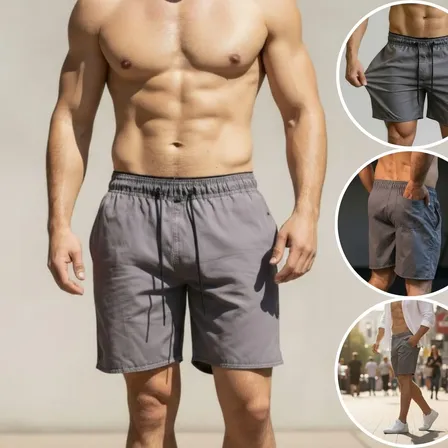 Shorts Masculino Academia Bermuda Tactel Treino Praia Estica
