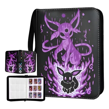 Fichário Álbum Para Cartas Pokémon 400 Cartas Fichário Álbum