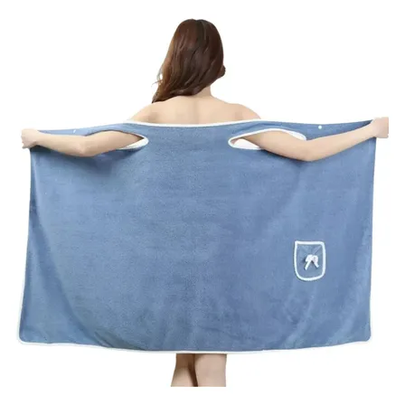 Toalha De Banho Feminina Microfibra Macia E Secagem Rápida