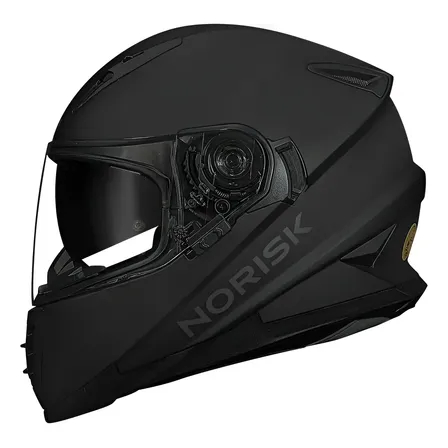 Capacete Moto Norisk Ff302 Soul Preto Com Óculos Interno