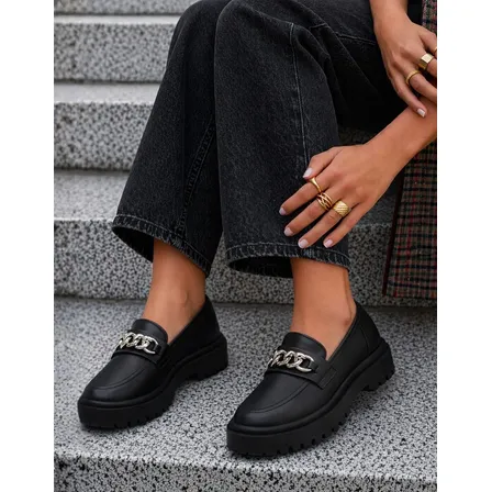 Mocassim Feminino Tratorado Corrente Confortável Casual