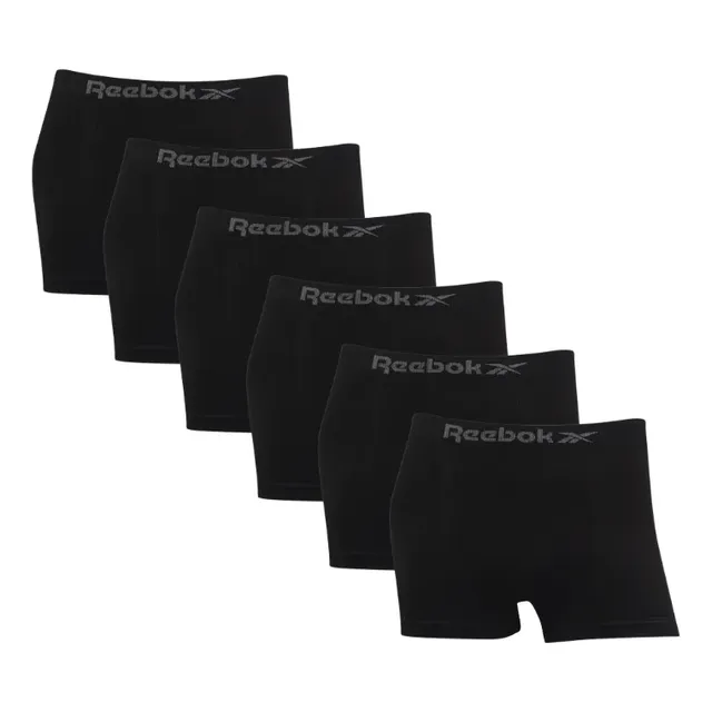 Kit 6 Cuecas Boxer Reebok Classic Microfibra