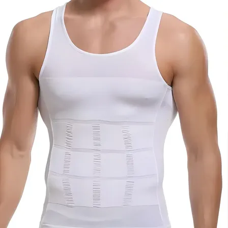 Camiseta Cinta Modeladora Masculina Emagrecedora Compressão