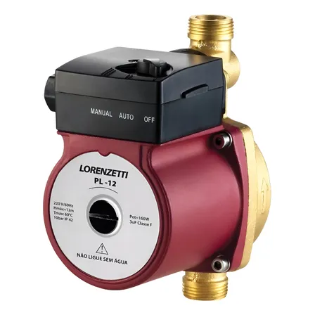 Pressurizador De Água Pl12 Lorenzetti 160w