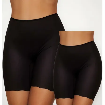 Kit 2 Calcinha Shorts Bermuda Sem Costura Laser Invisivel