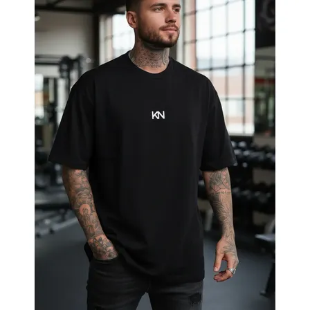 Camiseta Masculina Oversized Básica Academia Street Koenig