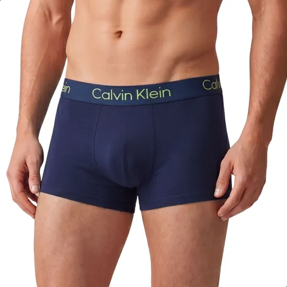 Cueca Calvin Klein Trunk Algodão Cotton Respirável Original