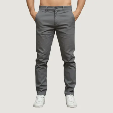 Calça Sarja Masculina Bolso Faca E Embutido Esporte Fino