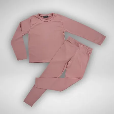 Conjunto Infantil Unissex Roupa Térmica Blusa E Calça