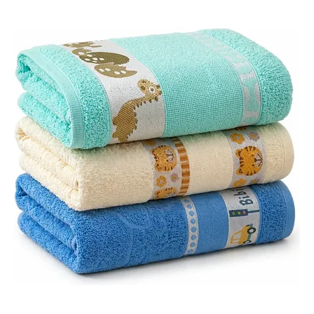 Kit 3 Toalha Banho Bebê Algodão Presente Cha Bebe Enxoval