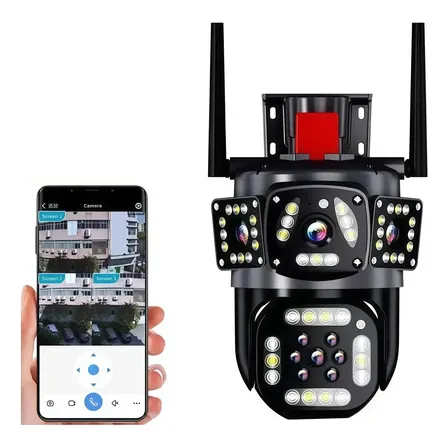Câmera De Segurança Com Rastreamento Automático 4g 360° Full