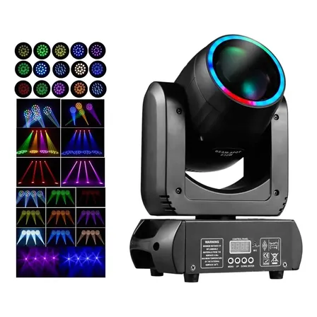 230w Moving Head Led Beam Rgbw Prisma E Gobo Giratório Dmx