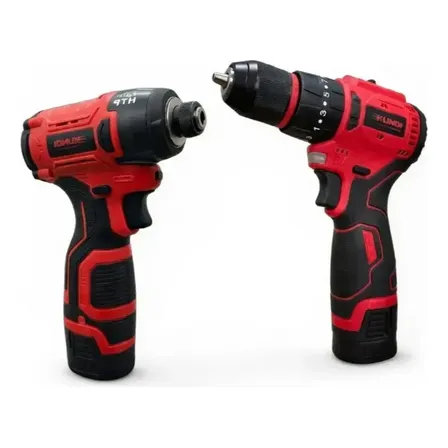 Kit Profissional Parafusadeira 45nm + Mini Chave D/ Impacto