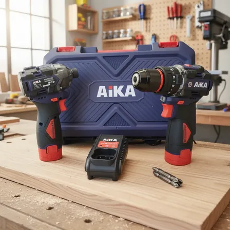 Kit De 16v Aika Parafusadeira 10a + Parafusadeira 150b
