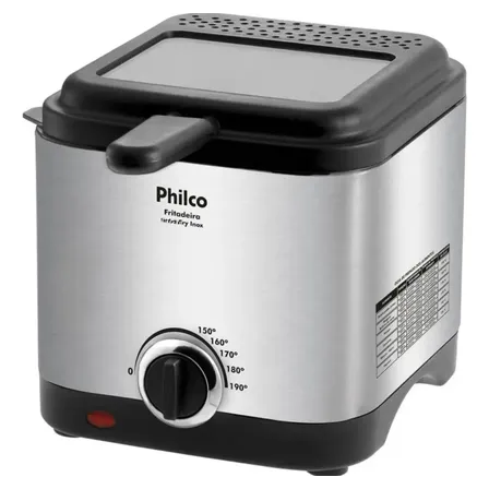 Fritadeira Elétrica Deep Fry 900W Inox 1,8l Philco