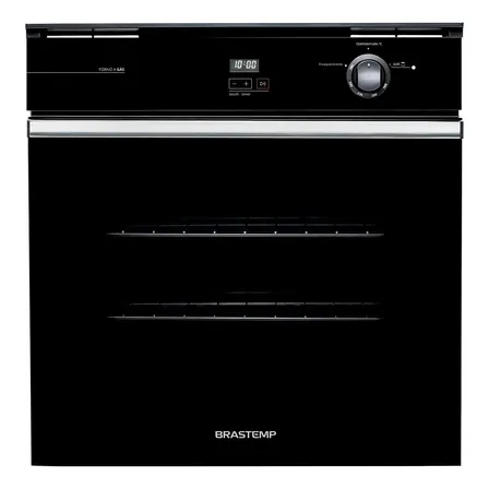 Forno de Embutir a Gás com Grill Elétrico GLP BOA84 78L Preto Brastemp