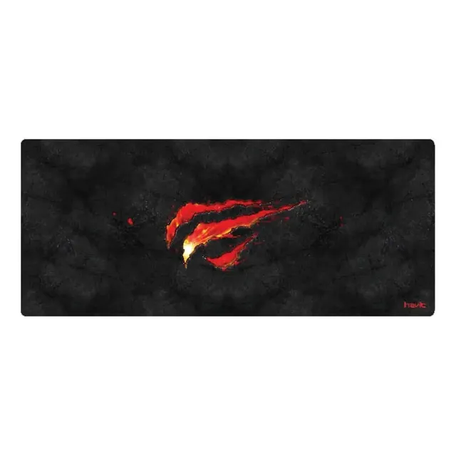 Mouse Pad Gamer Havit Hv-mp861 Gamenote De Borracha E Tecido Gg 300mm X 700mm X 3mm Black/red