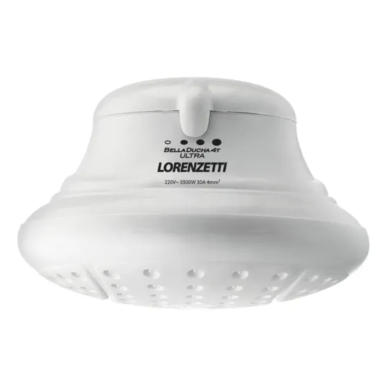 Lorenzetti Chuveiro Elétrico De Parede Bella Ducha 4t Branco 4800w 127v 4.8 Kw