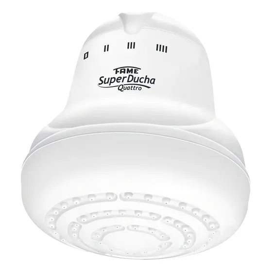 Chuveiro Elétrico Fixo Fame Super Quattro Branco 6800w 220v 6.8 Kw