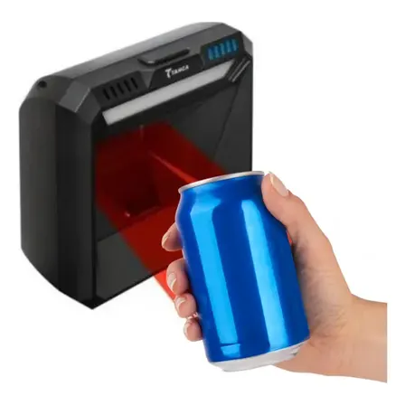 Leitor De Código De Barras Com Suporte Tanca Tl-900 Usb 2d Preto