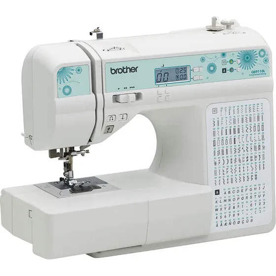 Máquina De Costura Brother Qb9110l/ Modelo Atual Da Sq9100dv Cor Branco