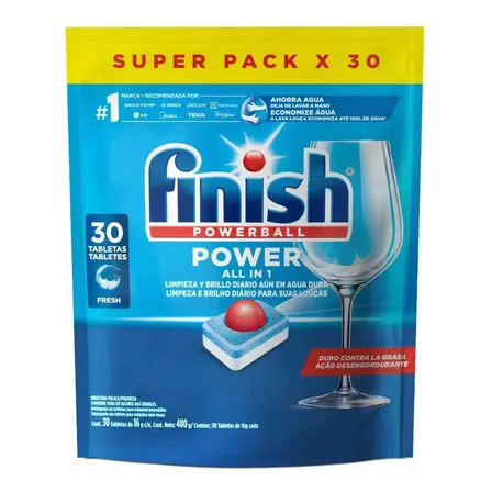 Detergente para Lava Louças em tabletes Finish com 13 unidades