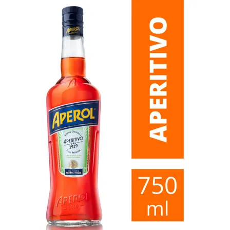 Aperitivo Aperol Spritz Italiano 750ml – Bebida Alcoólica